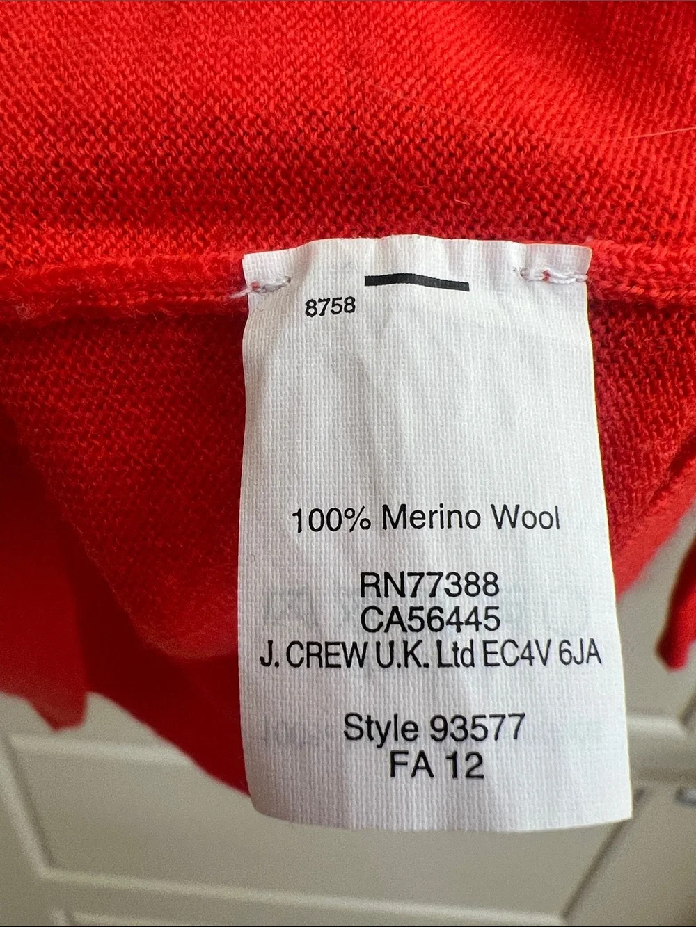 J. Crew Scoop neck Knit  Lightweight 100% merino wool tunic sweater Sz M preppy
